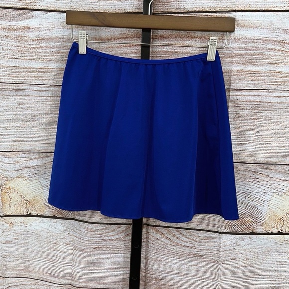 Lands' End Blue Mini A-Line Sarong Cover Up Size S - Picture 7 of 8